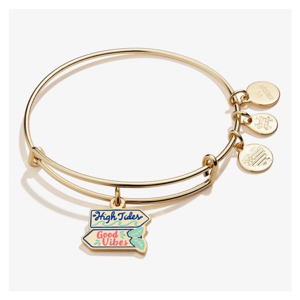 •NIP•Alex and Ani ‘High Tides Good Vibes’ Charm Bangle